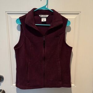 Columbia Deep Purple Fleece Vest